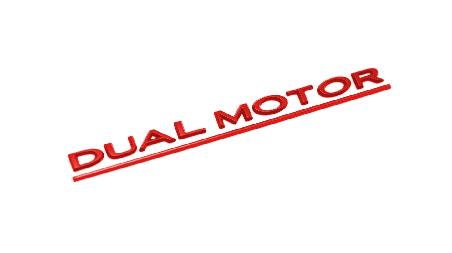Dual Motor Schriftzug für das Tesla Model 3/Y-4