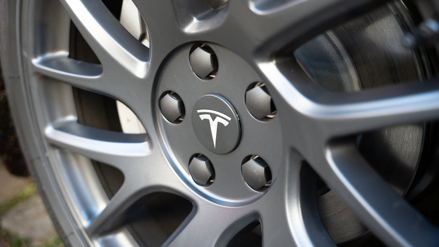 Radmutterabdeckungen (20x) für alle Tesla Modelle-4