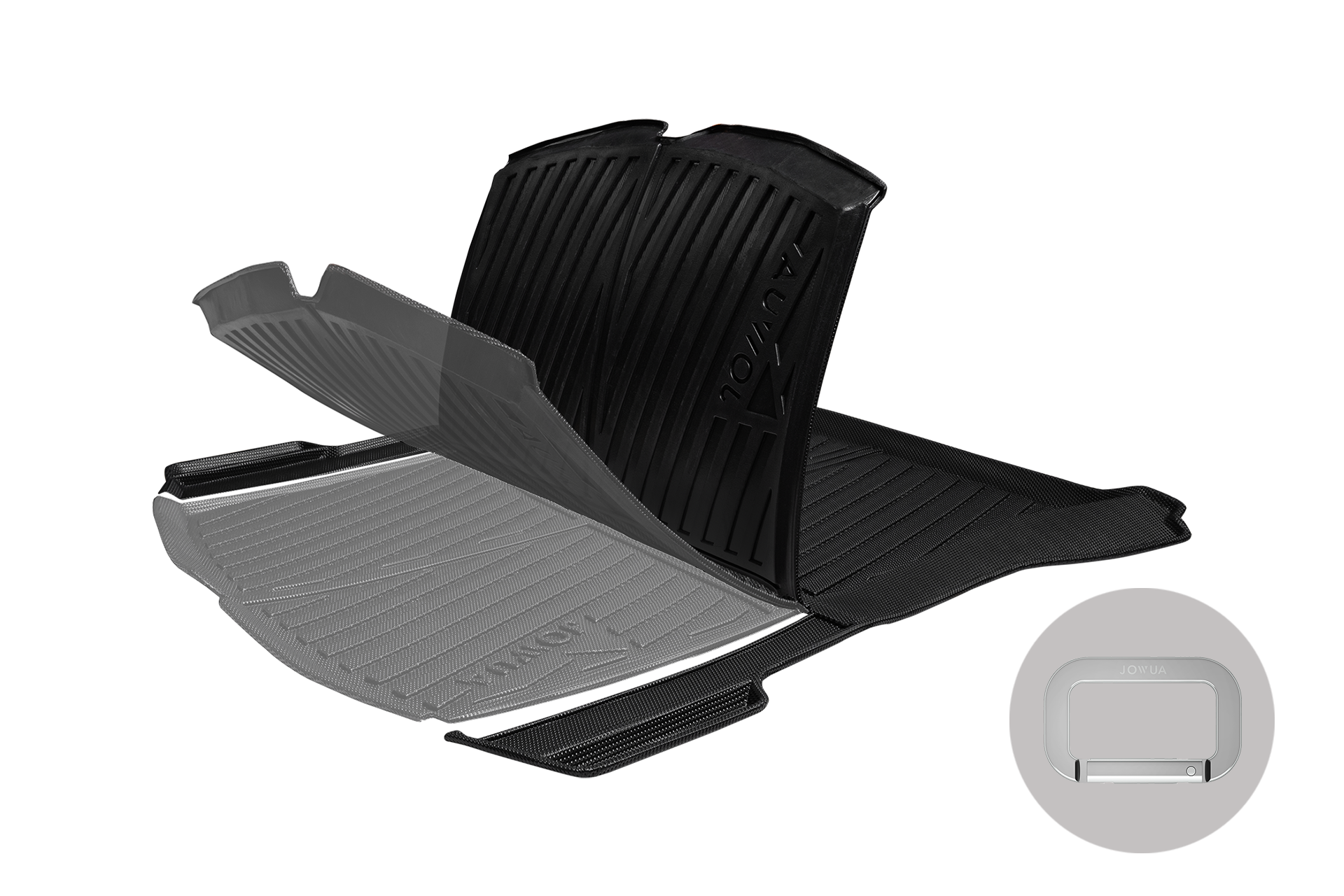 Model 3 (2024+ Highland) All Weather Trunk Liners-1