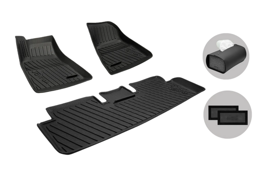 Model 3 (2024+ Highland) All-Weather Floor Liners-0